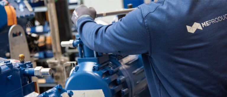 ME Production technician assembling Heat pumps