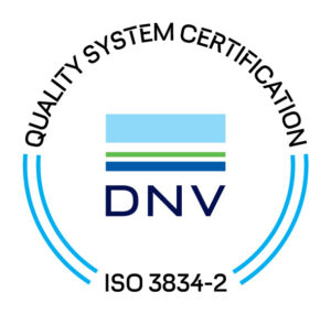DNV ISO 3834-2 welding quality certification logo
