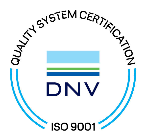 DNV ISO 9001 quality system certification logo